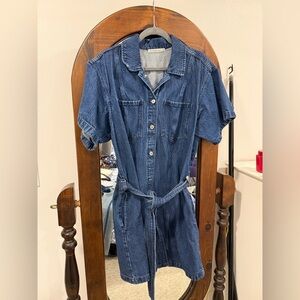 Abercrombie Denim Tie Dress